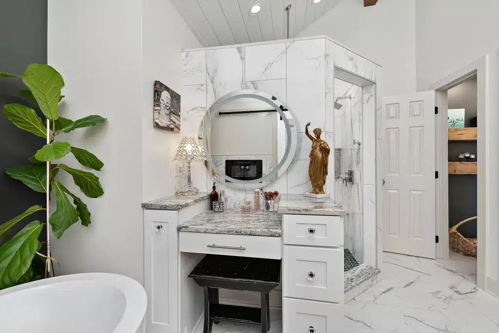 Luxury master bathroom remodel in Kansas City by Trends Kitchen and Bath