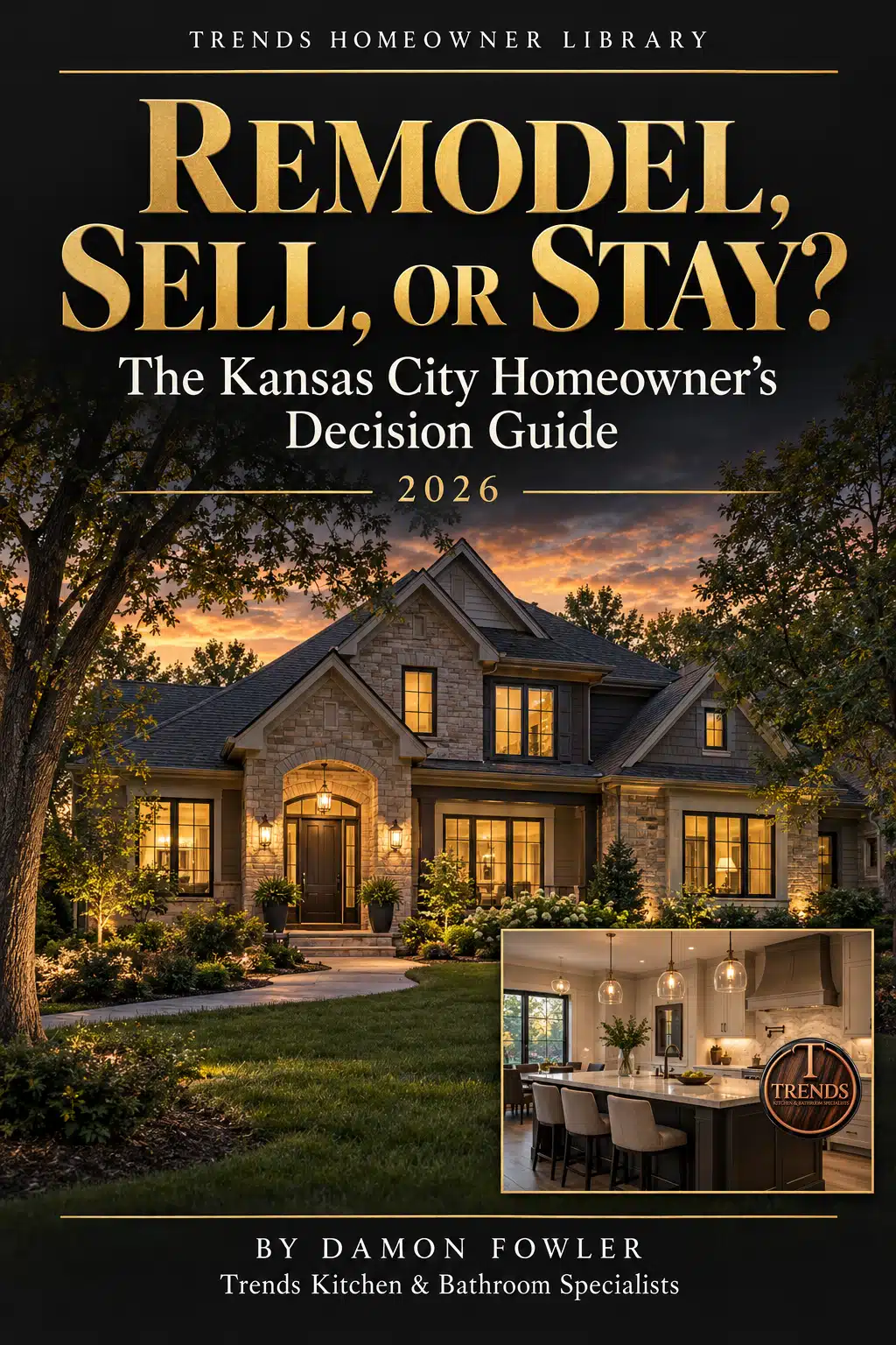 Remodel, Sell, or Stay? book cover by Damon Fowler